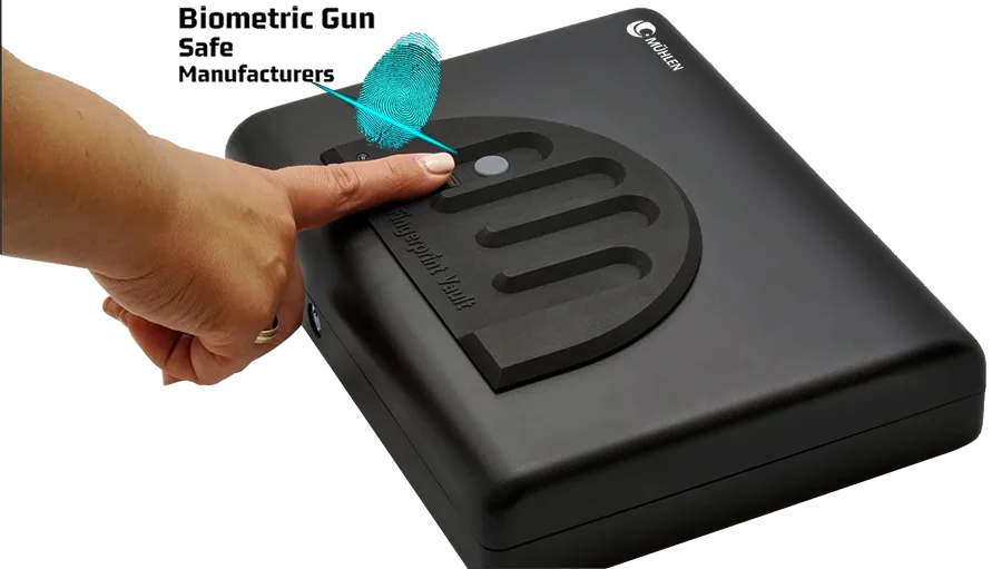ضبط بصمة الإصبع في خزنة الأسلحة MÜHLEN Gun Safe 17F